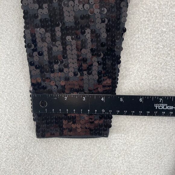 Express Leggings Women's Small Black Sequins Stretch High Rise Skinny Ankle NWT‎ - Picture 10 of 13